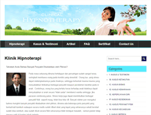 Tablet Screenshot of hypnotherapyclinic.biz